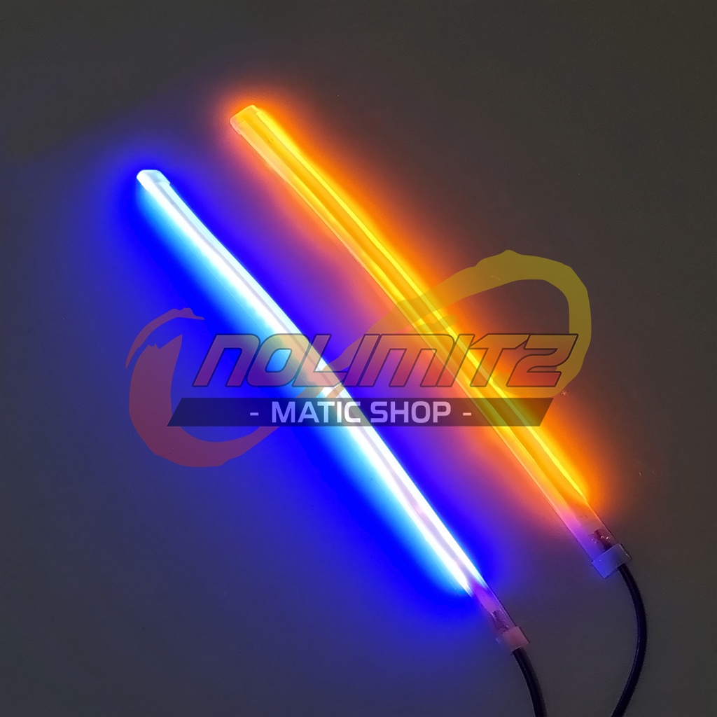 Lampu Alis LED Slim DRL Fleksibel NMAX Aerox Vario Beat Scopy