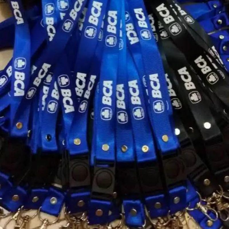 

tali lanyard id card BCA ECER dan grosir