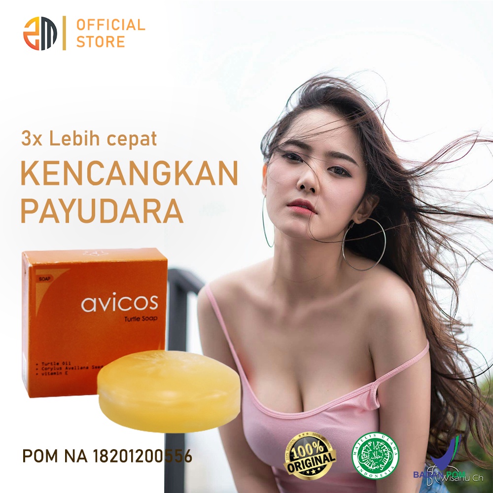 Sabun bulus AVICOS bulus bar penghilang strech marks pengencang payudara herbal Sabun Bulus Collagen