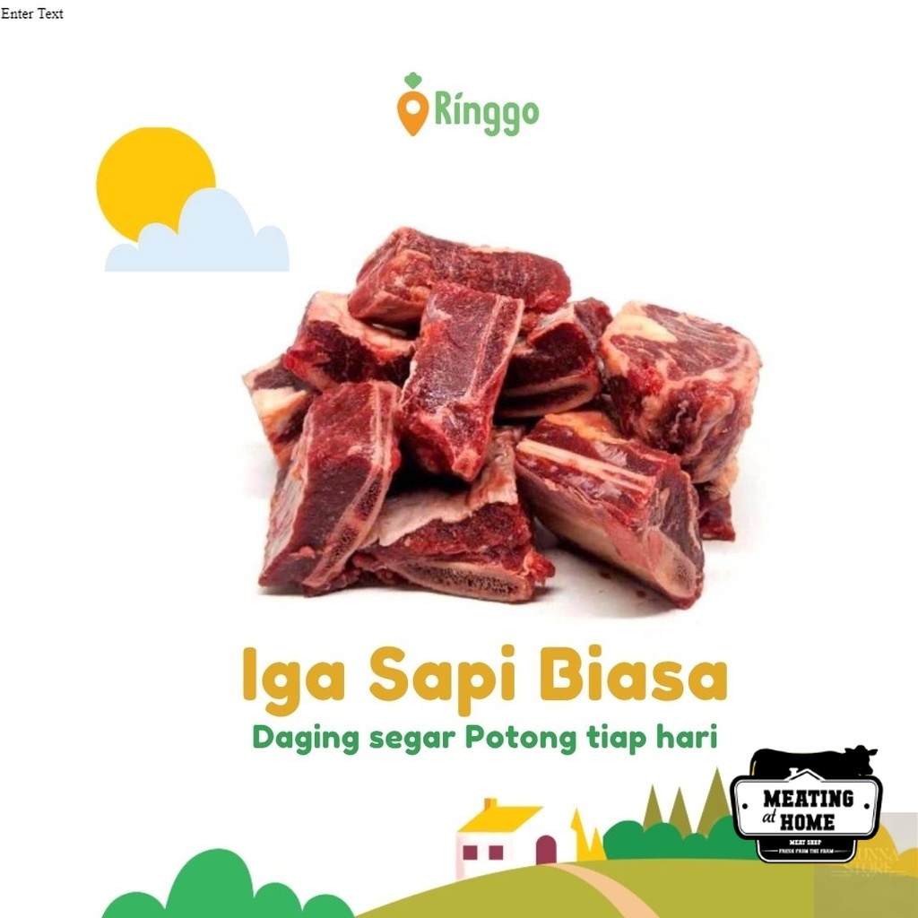 

Iga Sapi Biasa/Daging Sapi Segar