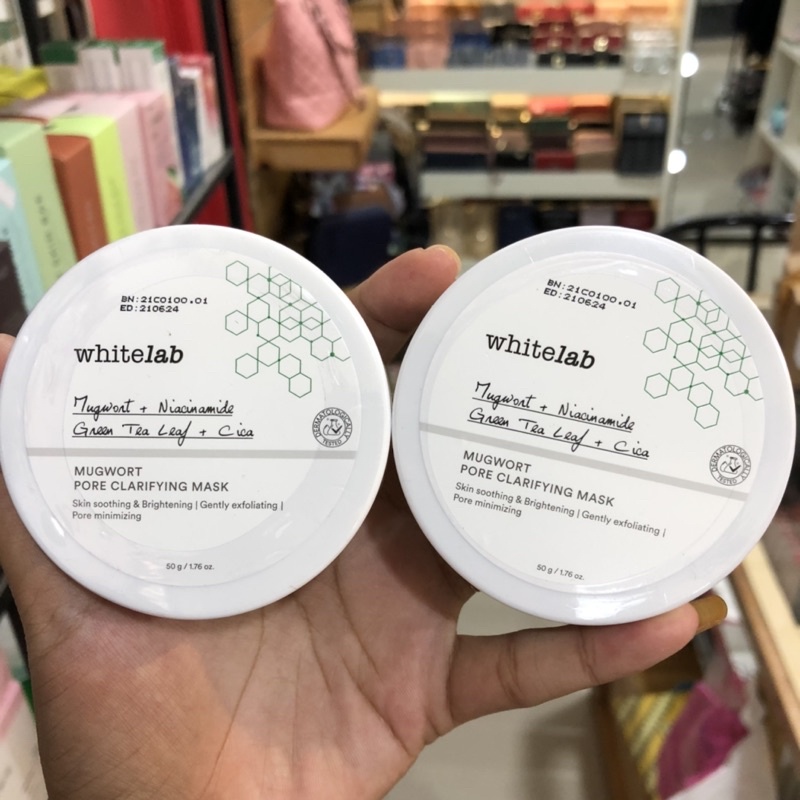 WHITELAB Brightening Mugwort Pore Clarifying Mask Indonesia