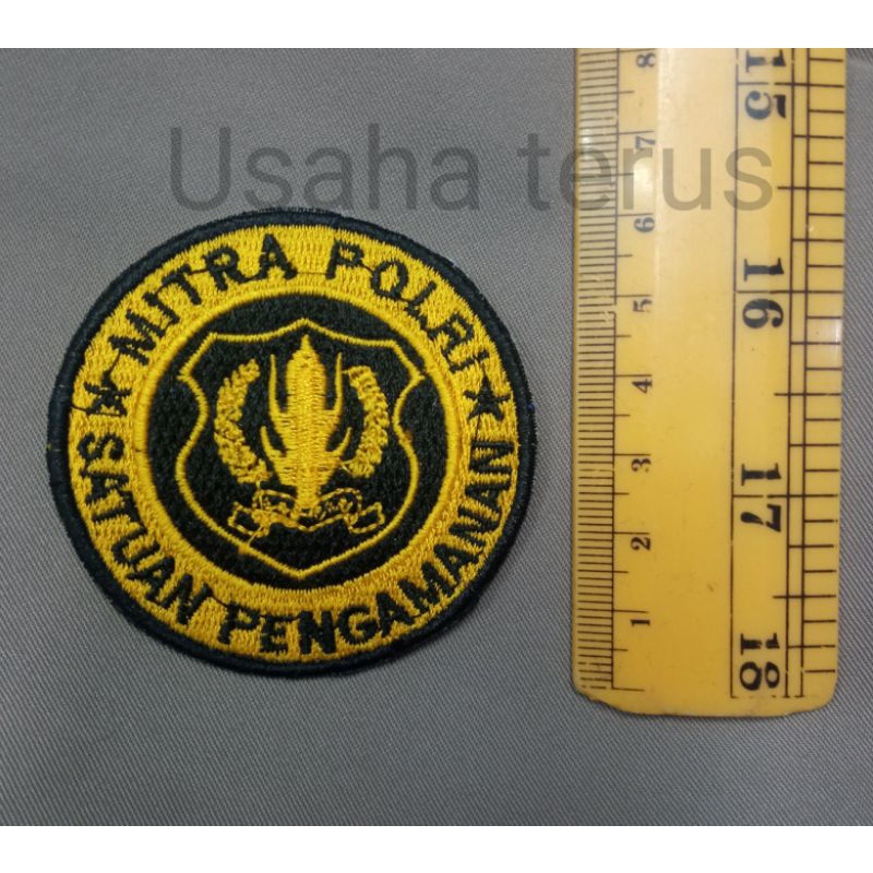 bordir mitra polri satpam bordir mitra polri security