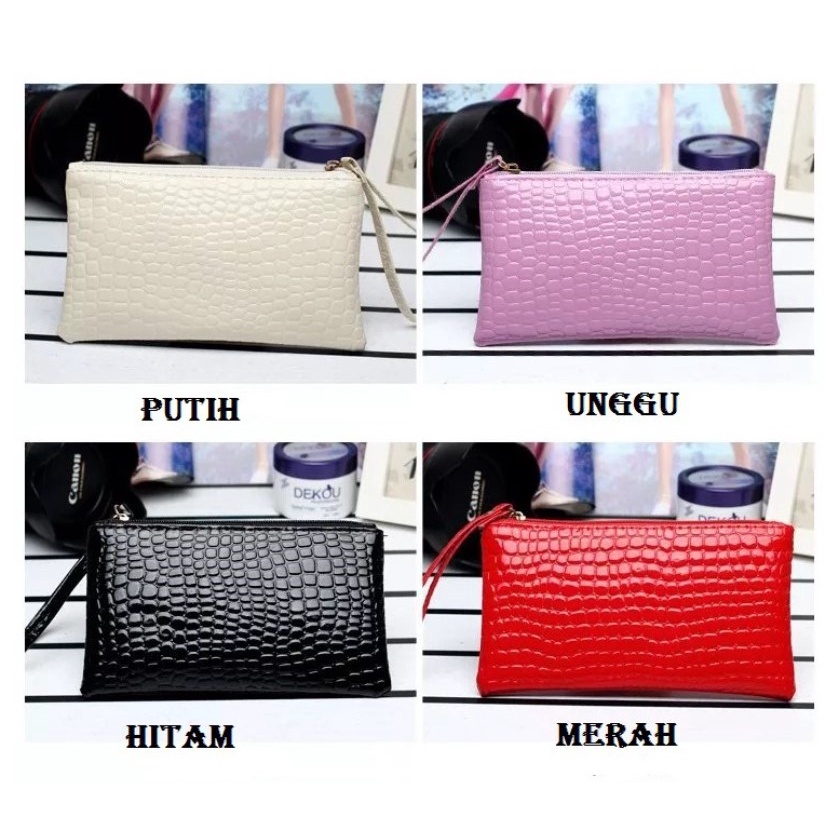 PA Dompet / Pocket Wanita Hp Koin Serbaguna Polos Model Bintik Impor Murah / TF056