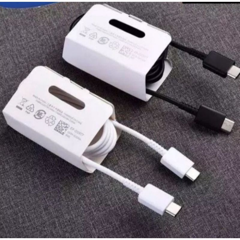CABLE KABEL DATA FAST CHARGING TYPE C TO C ORIGINAL