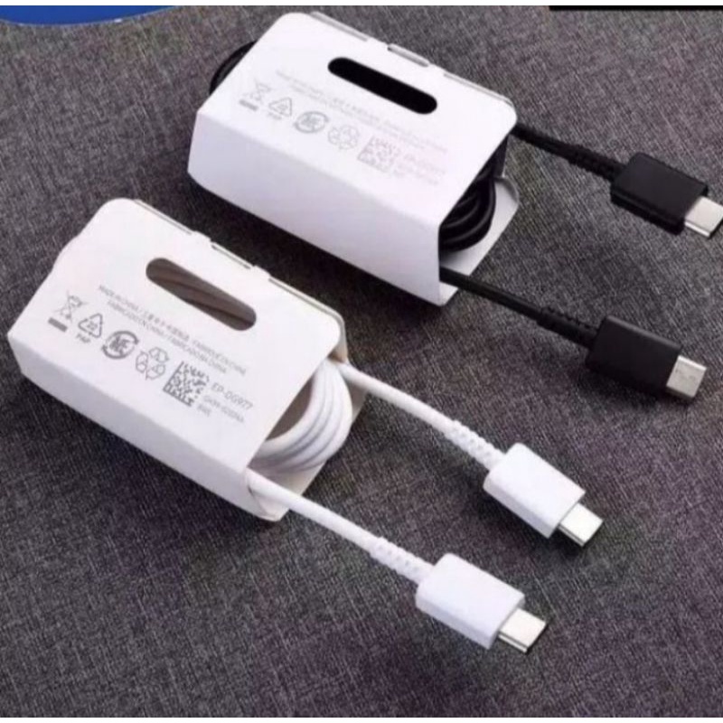 Cable Kabel Data Samsung C to C Original Fast Charging