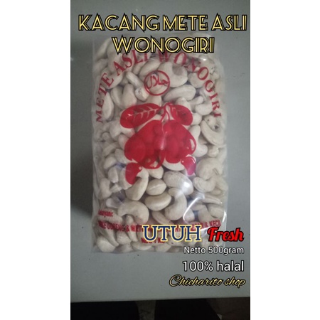 

kacang mete mede mentah fress kemasan 500 gram