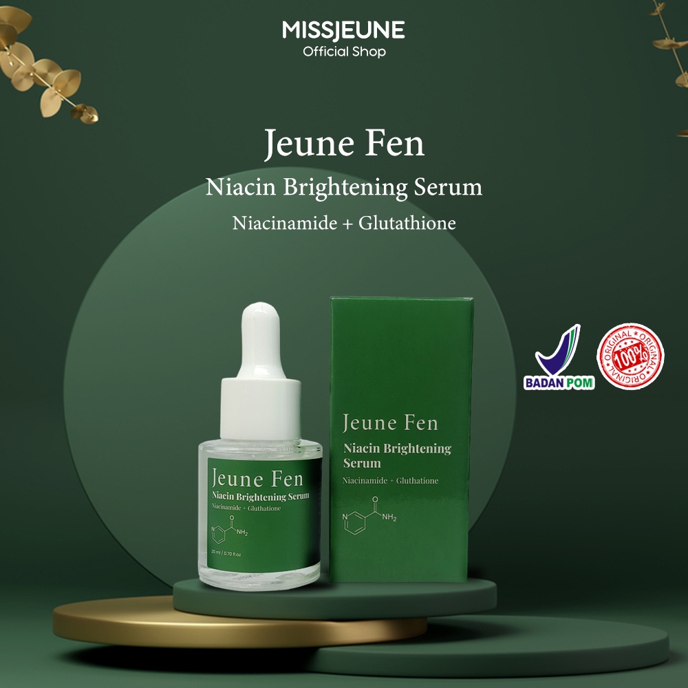 BPOM JEUNE FEN Collagen Astachiol/Acne Care/Niacin Brightening Serum Set Anti Aging Moisturizing Essence Penuaan Mencerahkan Melembabkan 20ml