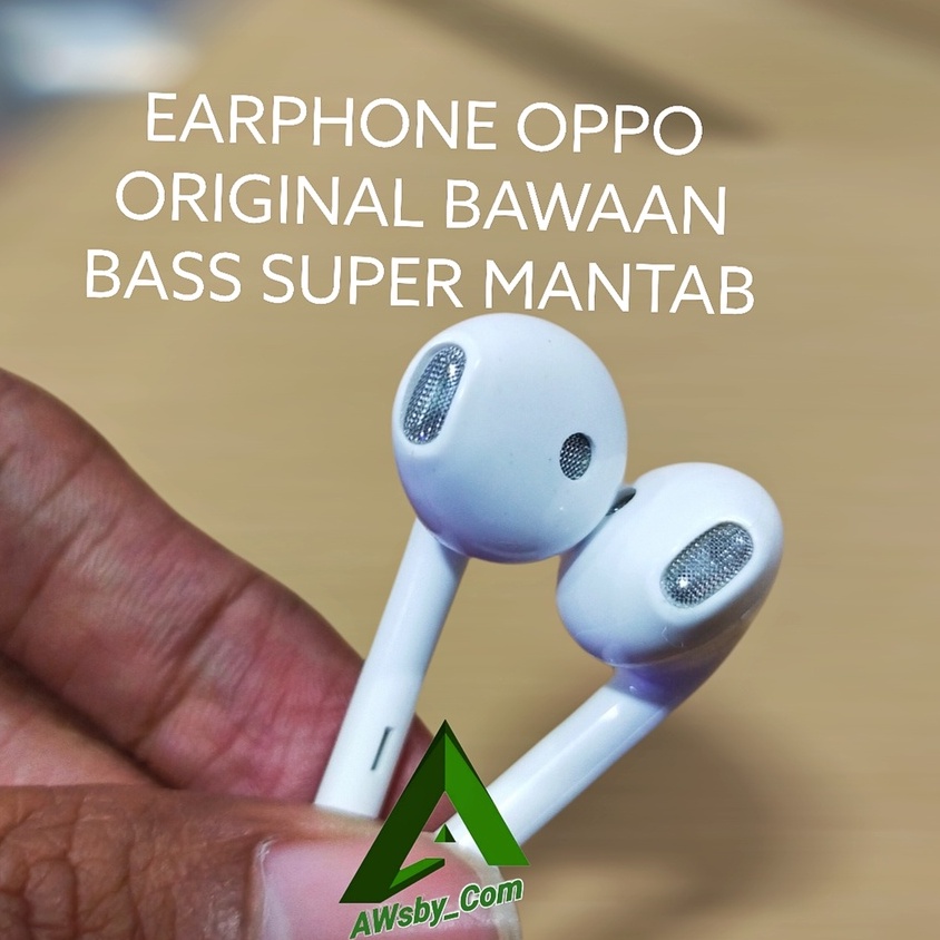 HEADSET OPPO ORIGINAL BAWAAN SUPER BASS STEREO EARPHONE OPPO A54 A53 a52 A33 A16 A52 A92 A5S F9