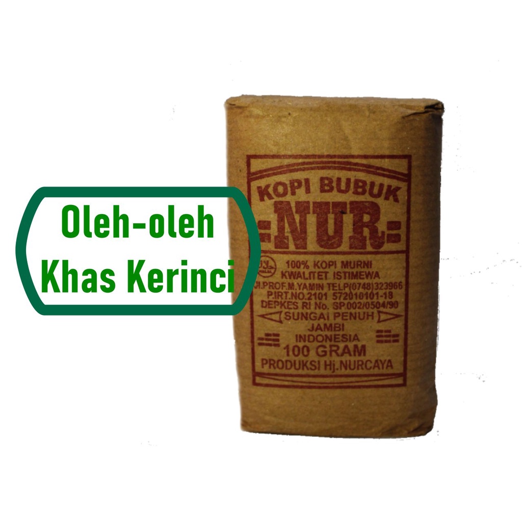 

Kopi Nur Bubuk Robusta Asli 100 Gram Sungai Penuh Kerinci - Jambi