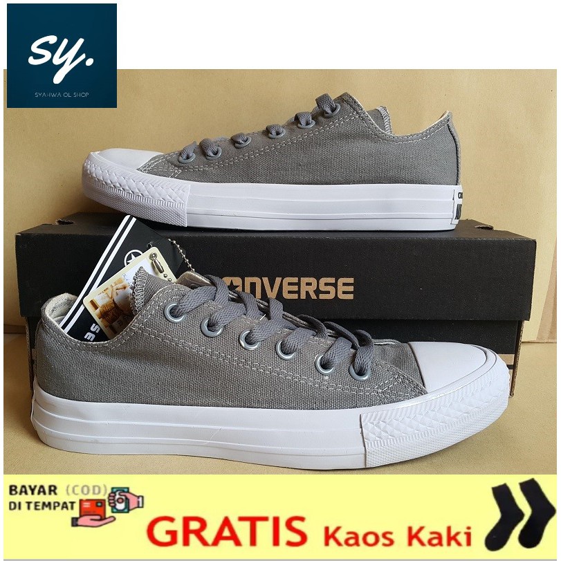 Sepatu Converse CT AllStar Fashion Grey Abu Original Premium Made In Vietnam BNIB