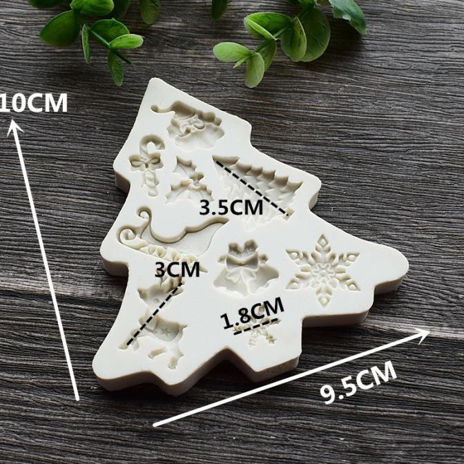 Cetakan fondant natal cetakan cookies natal cetakan natal christmas