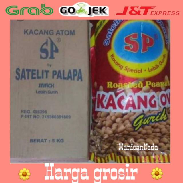 Jual Kacang Atom Medan Merk Satelit Palapa Kg Dus Shopee Indonesia