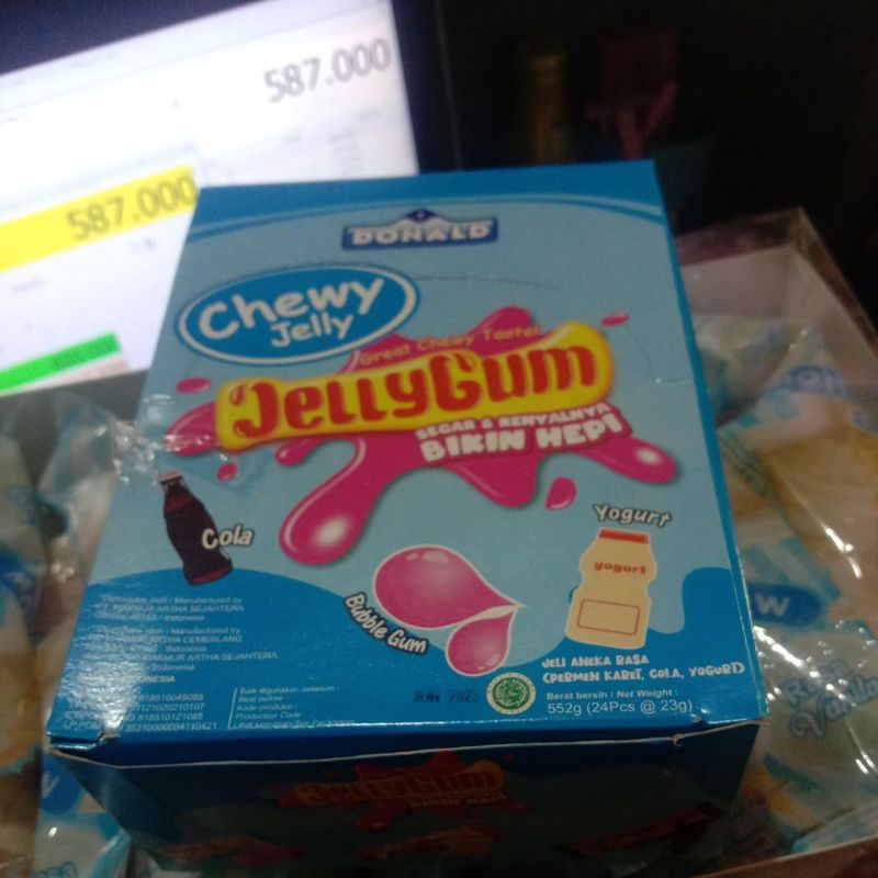 

jelly gum 1 pak isi 24pcs