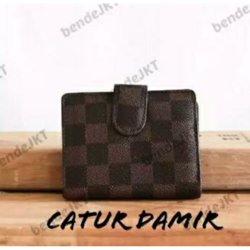 Dompet Kartu 24slot Card Holderslot plus slot uang kulit sintetis tebal