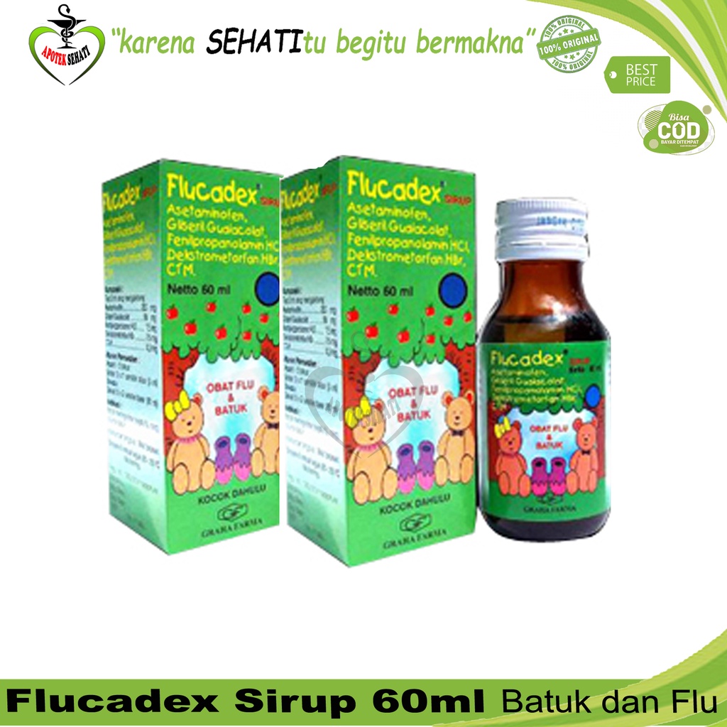 Flucadex Sirup obat batuk pilek bayi anak AMPUH