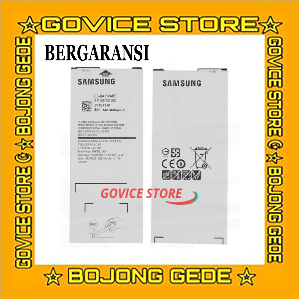 BATRAI SAMSUNG BATRE SAMSUNG BATERAI SAMSUNG  A5 2016/EB-BA510ABE ORI 100%