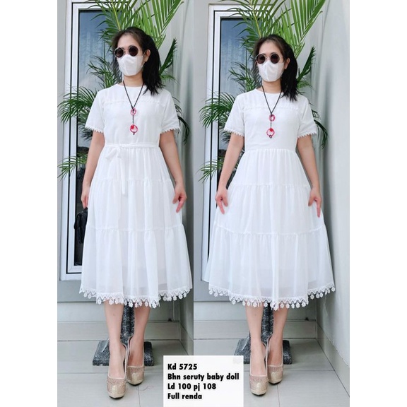 Dres putih wanita#dres terbaru#dres kekinian#