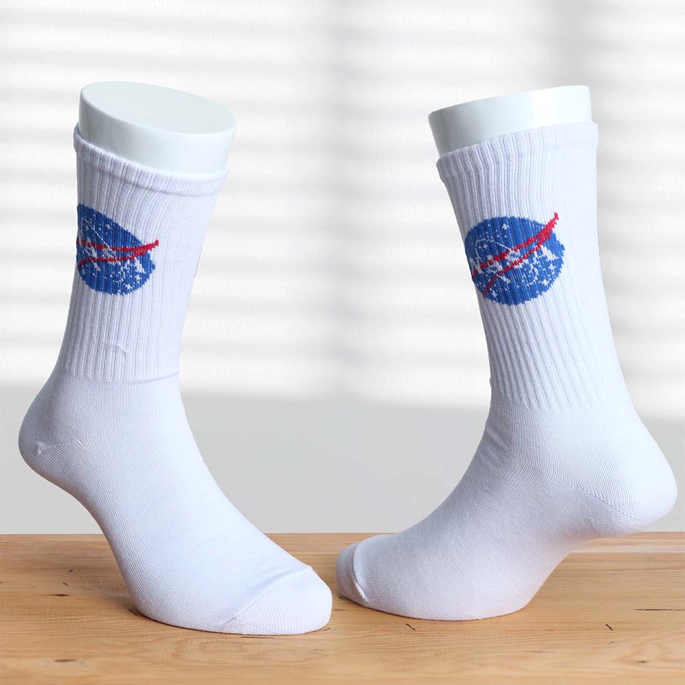 KAOS KAKI TEBAL PANJANG PRIA KASUAL PUTIH NASA DISTRO ORIGINAL 490