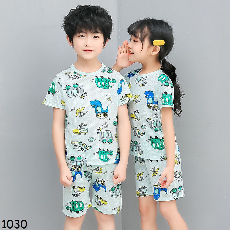 LPL1. Baju Tidur Anak Lengan Pendek Cowok / Baju Tidur Lengan Pendek dan Celana Pendek