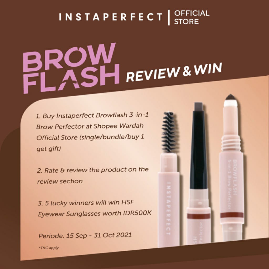 WARDAH Instaperfect Browflash 3 in 1 Brow Perfector