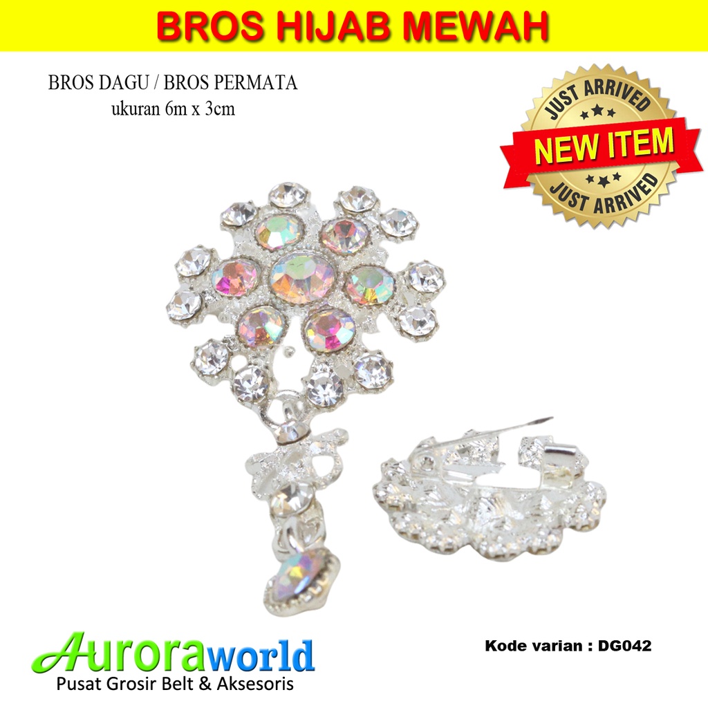 Auroraworld Bros juntai warna rosegold untuk hijab / dress