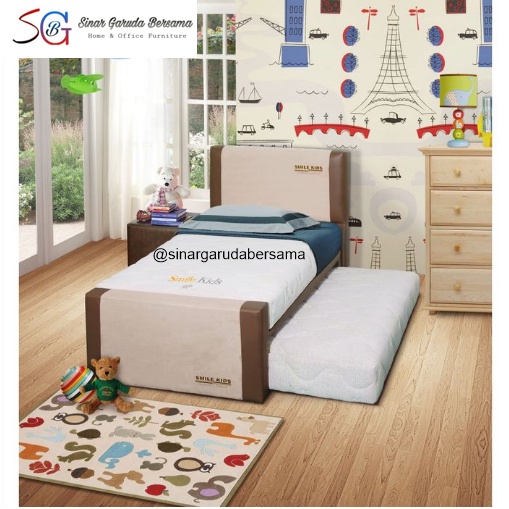 FLORENCE SPRING BED 2IN1 ANAK / KASUR TIDUR ANAK FLORENCE SMILE KIDS