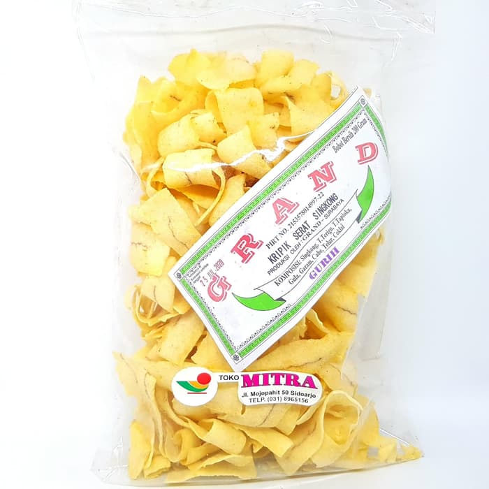 

GRAND SERAT SINGKONG RASA GURIH 200gr | KERIPIK KRIPIK ASLI SURABAYA