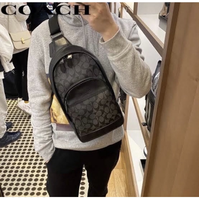 SLINGBAG CH BLACK SIGNATURE ORIGINAL FO 100% (39942)