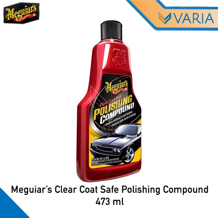 Meguiars Clear Coat Safe Polishing Compound 473 ml Meguiar's G18116