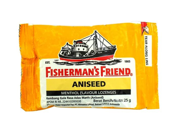 FISHERMAN FRIEND ANISEED TERMURAH Permen Fishermand termurah (COKLAT)