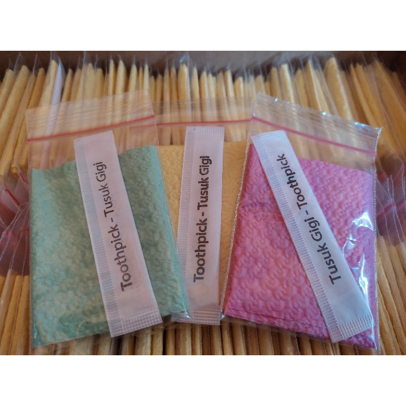 Tisu Set Prasmanan Praktis Warna-Warni