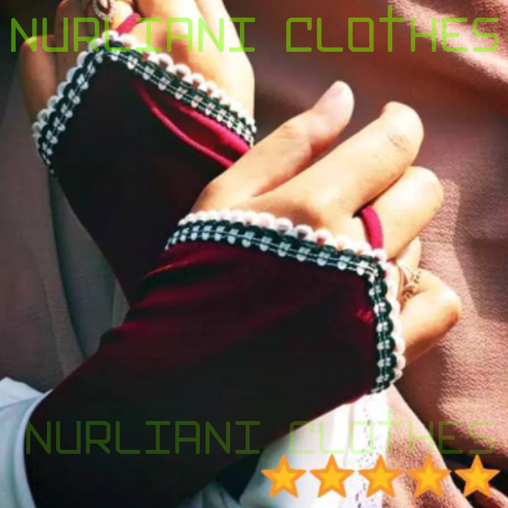 Handsock Renda / Handsock Ring Renda / Handsock Muslim / Handsock Murah / Grosir Handsock lo