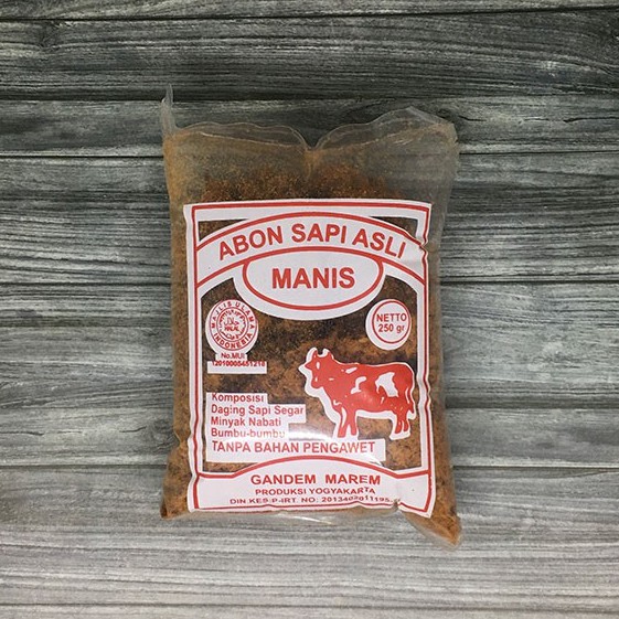 

Abon sapi Manis 250 gr