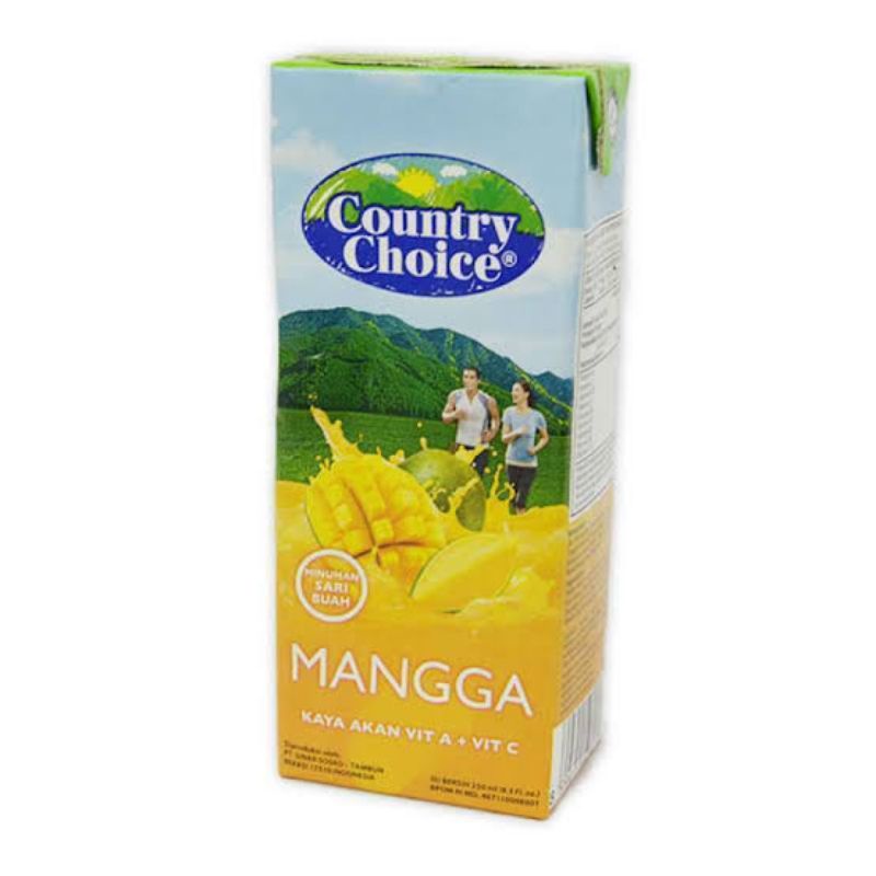 

minuman country choice jus mangga mango 250ml