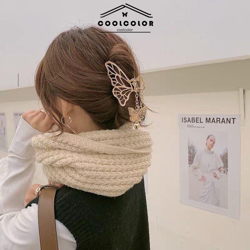 COD Klip Rambut  kupu -kupu Bunga Busur Sederhana fashion wanita korea