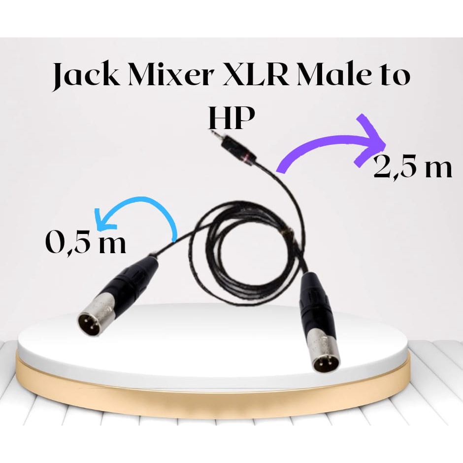SPL Audio Jack Mixer XLR Male to HP