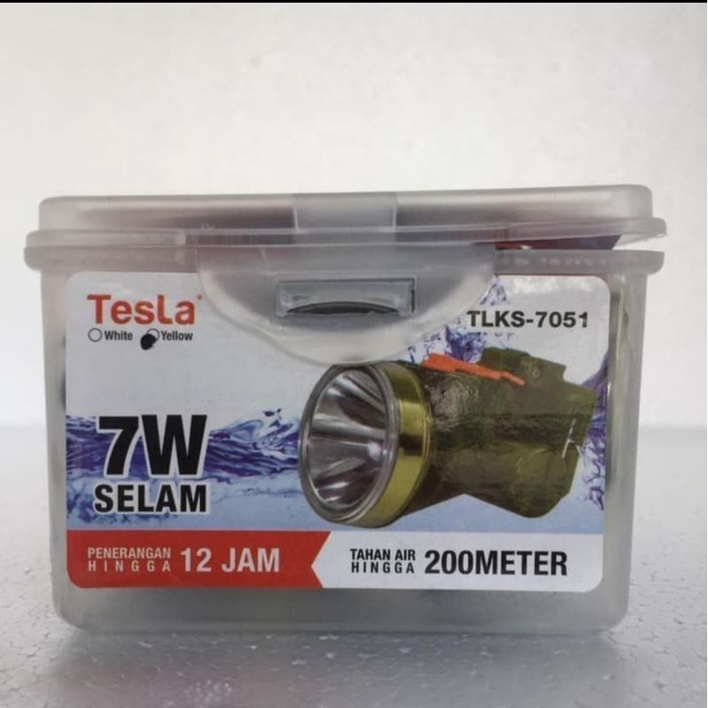 Senter Kepala Selam Tesla 7 Watt TLKS-7051