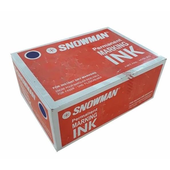 

Office & Stationery | Alat Tulis | Tinta Spidol Permanen Snowman Mic [ Lusin - 12 Pcs] | Best Seller