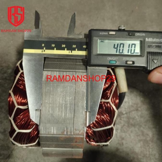 Stator / Gulungan Motor Kompresor Portable MZ 0725 Shark Tembaga