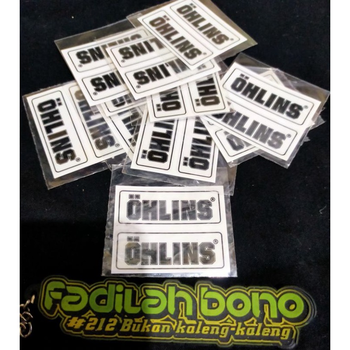 STICKER SHOCK BOTTOM OHLINS NOUVO MIO VARIO