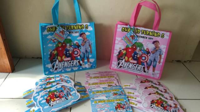 Terlaris Paket Tas Ultah Anak Ulang Tahun 30 pcs goodie Bag Gratis Ongkir Shopee 11 11  Temurah-1