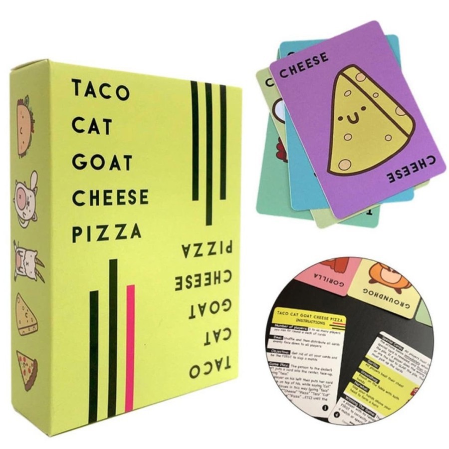 Taco Cat Goat Cheese Pizza Board Game Card Games Mainan Kartu READY