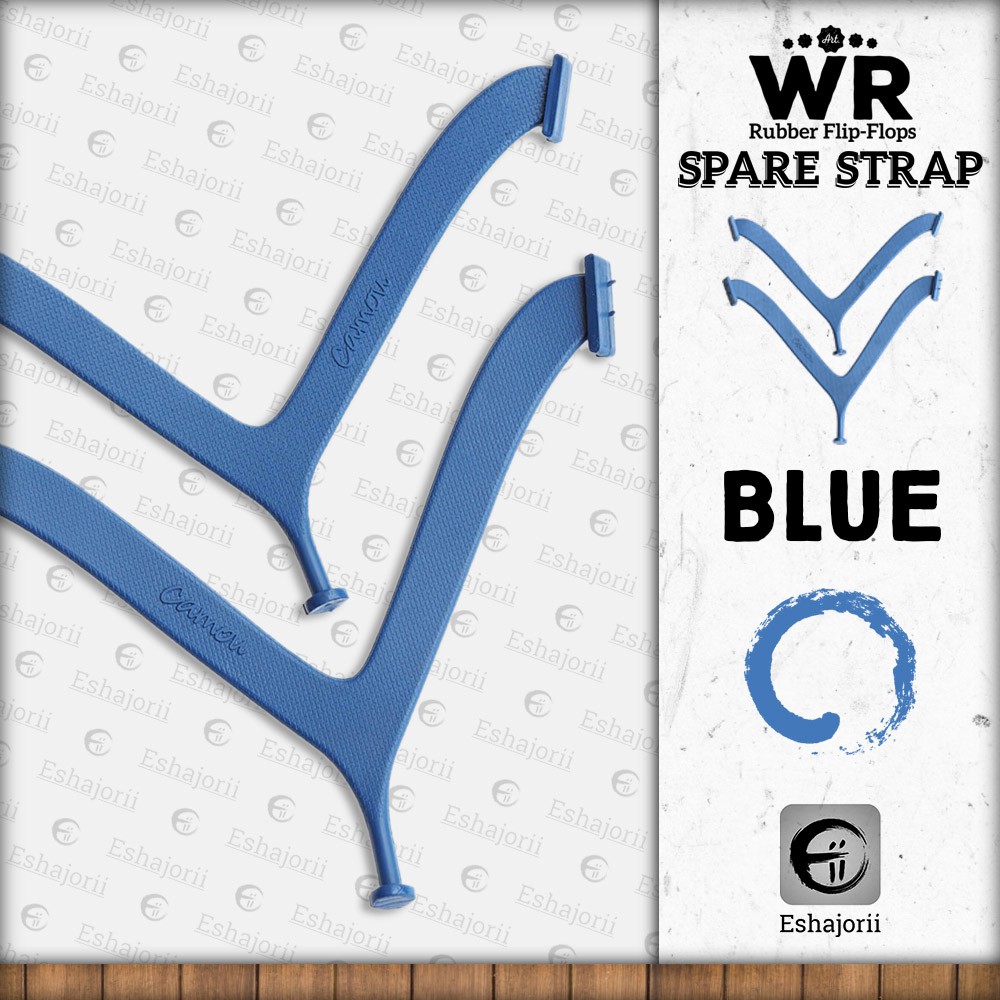 Tali WR Flipflops Cadangan Warna Biru - Blue Spare Strap