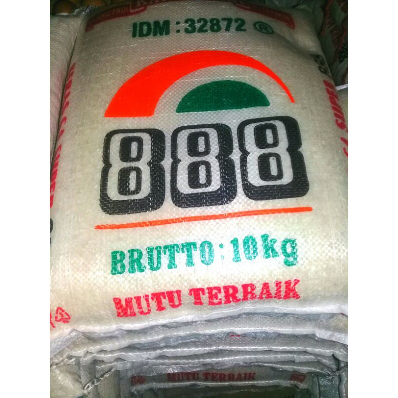 

BERAS 888 10 Kg 1 KARUNG / GONI