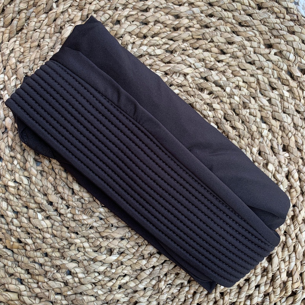 JILBAB ELNIFA SERUT POLOS Part 1-Hitam