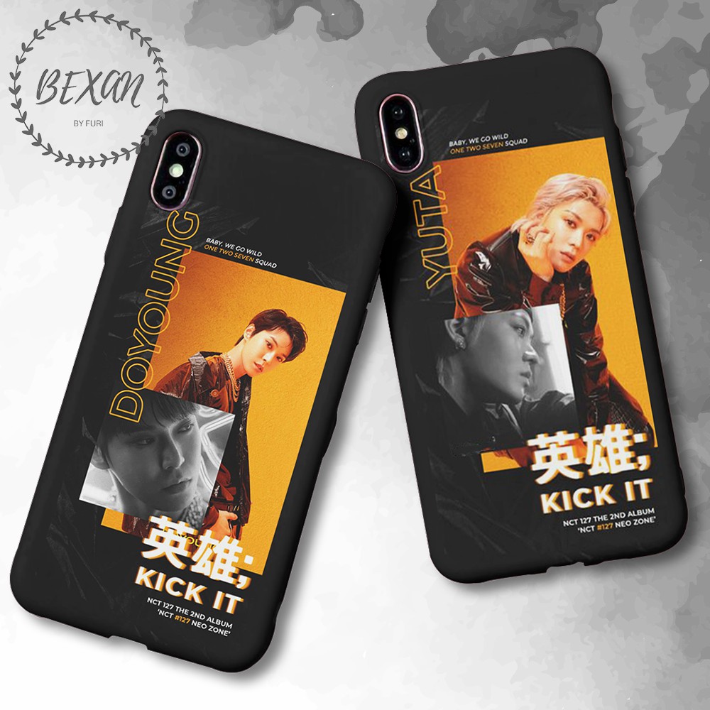 case nct 127 kick it ver1/ case nct aesthetic/ case nct 2020/ case nct barcode/ case nct oppo