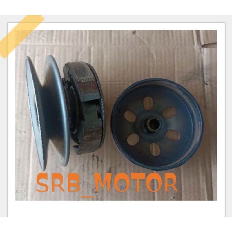 pully kopling kampas ganda mangkok cvt Honda beat fi 2013/2014 stater kasar original