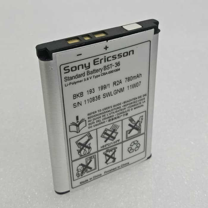 Battery Batre Baterai Nokia Sony Ericsson BST-36