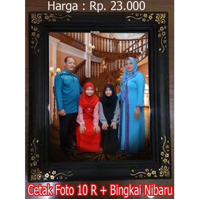 Cetak foto 10 R + Bingkai/cetak foto/bingkai foto 10R bonus foto 10R