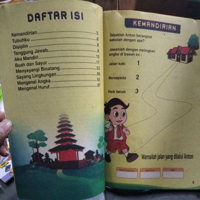 BUKU VITAMIN OTAK UNTUK ANAK PAUD DAN TK (15×25cm)